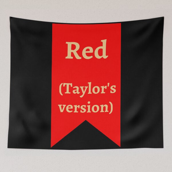 Item preview, Red (Taylor's Version) banner designed and sold by broadwaygirl142.
