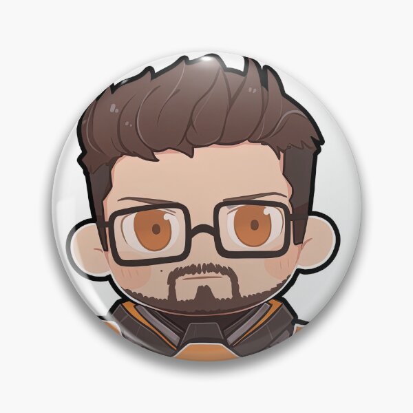 Item preview, Gordon Freeman - Half Life - Chibi - Listo para trabajar designed and sold by Splatter-arts.