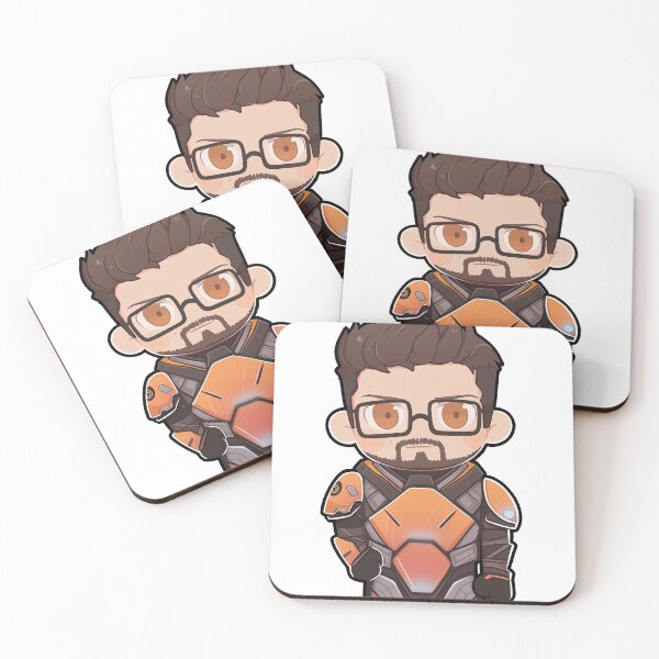 Artikelvorschau, Gordon Freeman – Half Life – Chibi – Bereit für die Arbeit entworfen und verkauft von Splatter-arts.