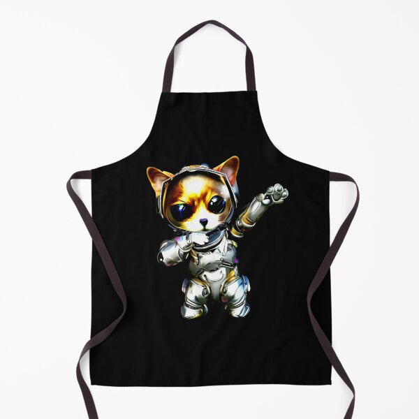 Item preview, Cute Cat Dabbing Metallic Cyberpunk designed and sold by Metallican.