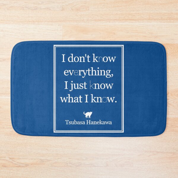 Item preview, Monogatari - Hanekawa - Know what I know (White) designed and sold by anaiy-ahlilley.