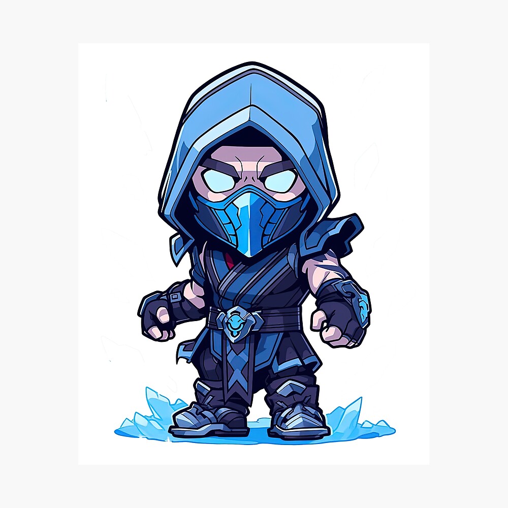 Mortal Kombat- Sub Zero - Chibi