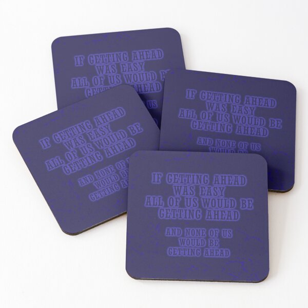 Item preview, Getting Ahead - Blue designed and sold by Fanarchist.