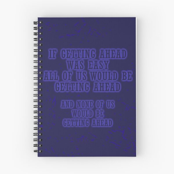 Item preview, Getting Ahead - Blue designed and sold by Fanarchist.