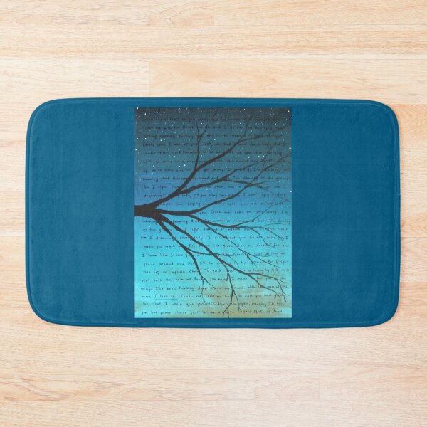 Item preview, DMB Crush Lyric Art Blue designed and sold by RozanneBethe.