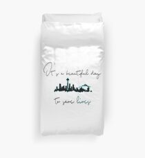It's a beautiful day to save lives - greys Duvet Cover