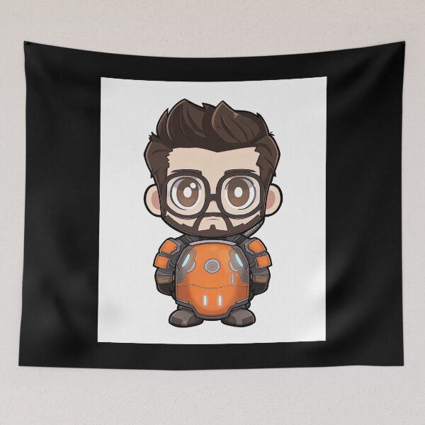 Artikelvorschau, Gordon Freeman – Half Life – Chibi – Erster Tag entworfen und verkauft von Splatter-arts.