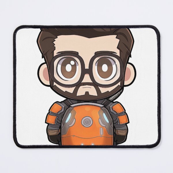 Item preview, Gordon Freeman - Half Life - Chibi - First Day designed and sold by Splatter-arts.