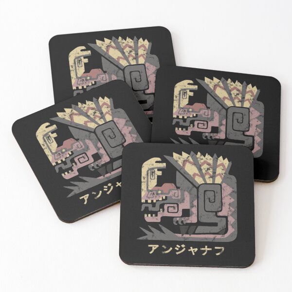 Item preview, Monster Hunter World Anjanath Icon Kanji  designed and sold by SOLWILFONG.