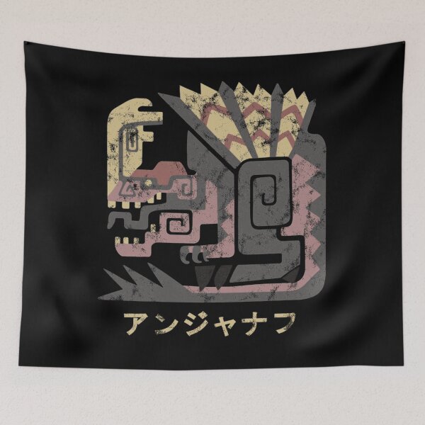 Item preview, Monster Hunter World Anjanath Icon Kanji  designed and sold by SOLWILFONG.