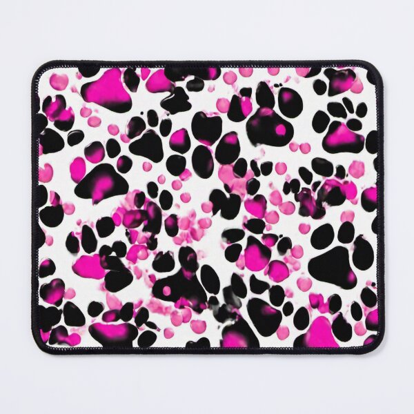 Item preview, Black and Pink Paw designed and sold by BellaRosie Emporium.