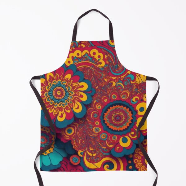 Item preview, Flower Power Colourful Flower Pattern designed and sold by druidwolfart.
