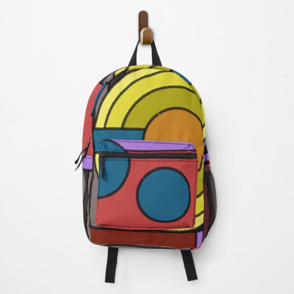 Item preview, retro geometrical abstract art design designed and sold by pauloneill-art.