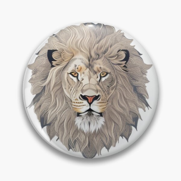 Item preview, Japanese embroidely style White lion  designed and sold by Ramen-Tees.