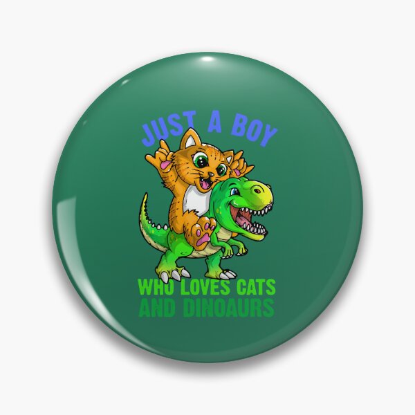 Item preview, Just a boy who loves cats and dinosaurs  designed and sold by KyzerHusse.