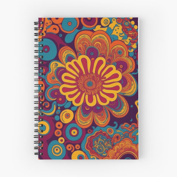 Item preview, Flower Power Colourful Flower Pattern designed and sold by druidwolfart.