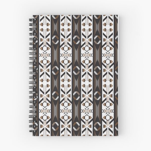 Item preview, ฺBlack, White and Brown Colors Ethnic Geometric Pattern. designed and sold by Artit Wongpradu.