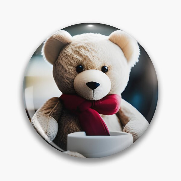 Item preview, Teddy drinking coffee in a coffee shop designed and sold by Colin Bentham.
