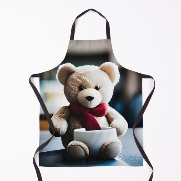Item preview, Teddy drinking coffee in a coffee shop designed and sold by Colin Bentham.