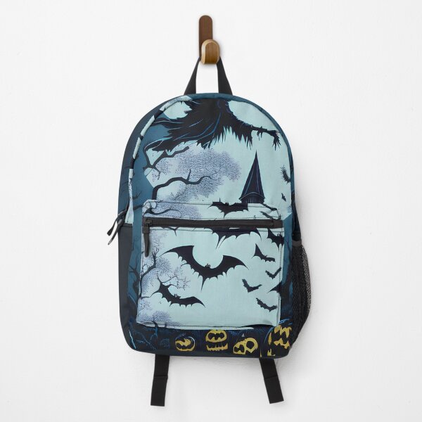 Item preview, Halloween scene, castle Ghost, Bat cemetery under the moonlight at night. designed and sold by offline24.