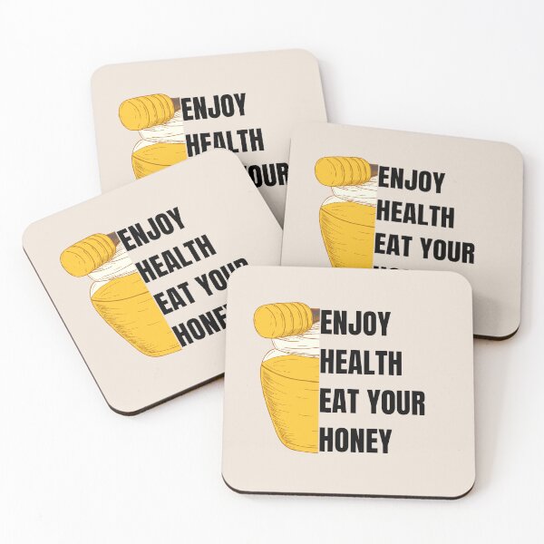 Item preview, Enjoy health eat your honey healthy food designed and sold by PetalPrints.