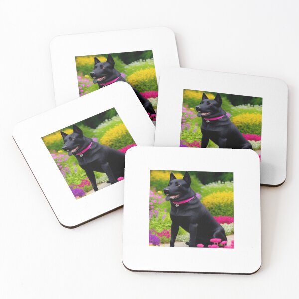 Item preview, The incomparable charm of the black dog amid the artificiality of the environment designed and sold by Kadi Art Haven .