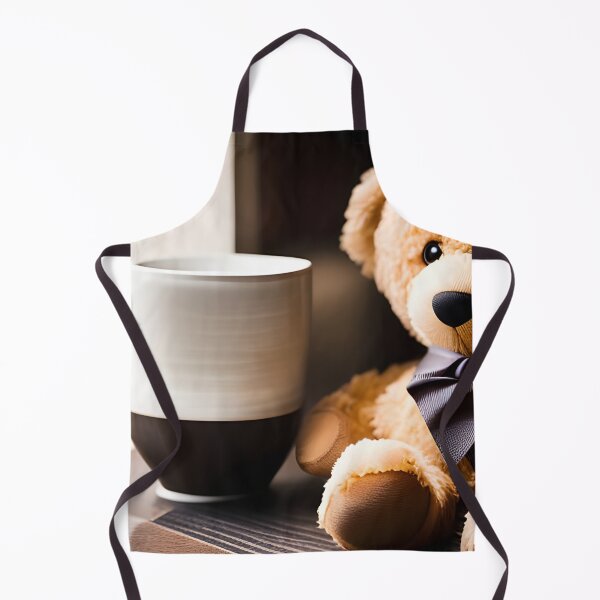 Item preview, Teddy drinking coffee in a coffee shop designed and sold by Colin Bentham.