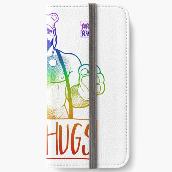 ADAM LIKES HUGS LINEART - GAY PRIDE iPhone Wallet