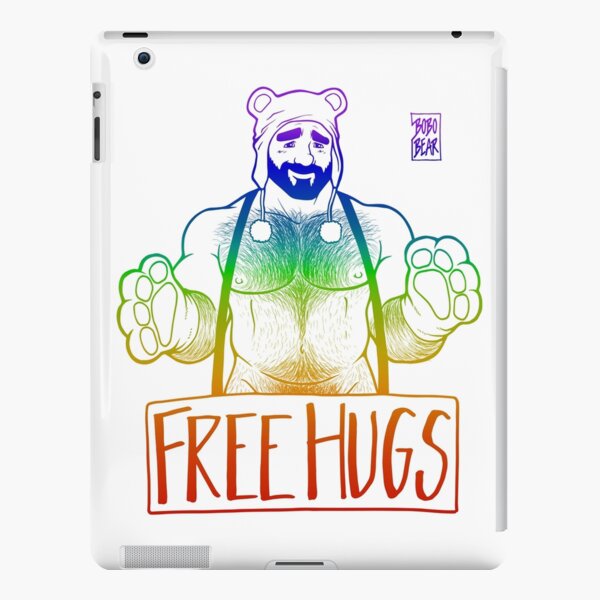 ADAM LIKES HUGS LINEART - GAY PRIDE iPad Snap Case