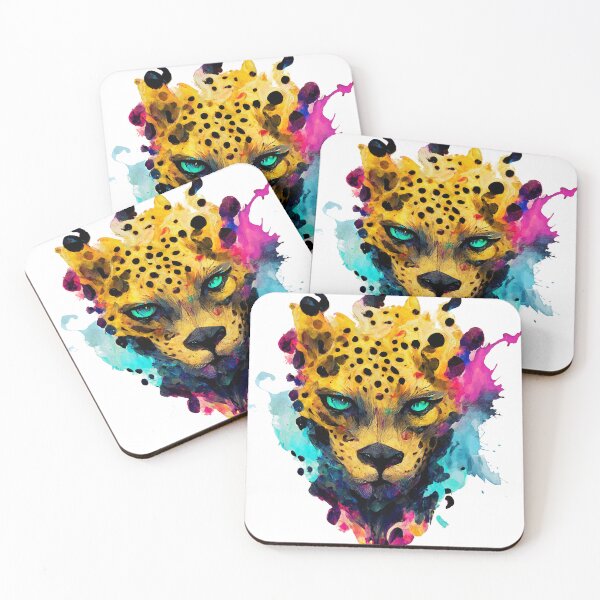 Item preview, Cheetah made with Abstract Ink Brush Drops designed and sold by arvanitis.