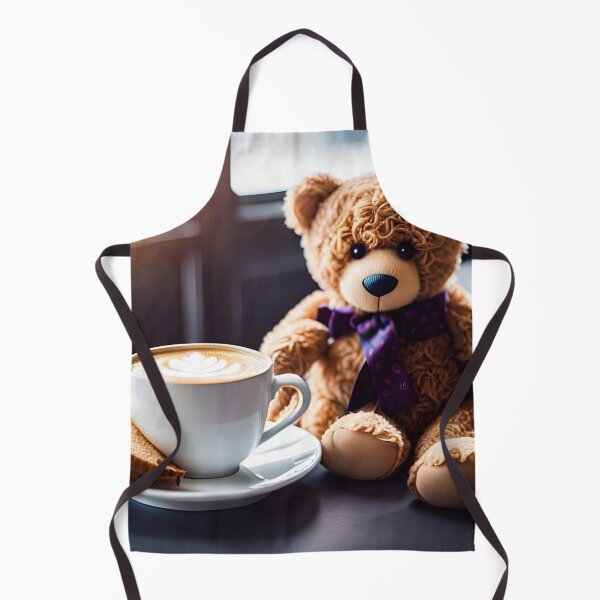 Item preview, Teddy drinking coffee in a coffee shop designed and sold by Colin Bentham.