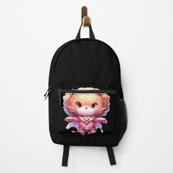 Item preview, Superhero pink lion cat designed and sold by TomFrontierArt.