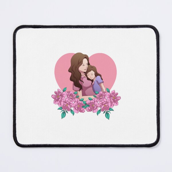 Item preview, daughter leans on mother’s shoulder, Mother and daughter, mother’s day designed and sold by quanlh.