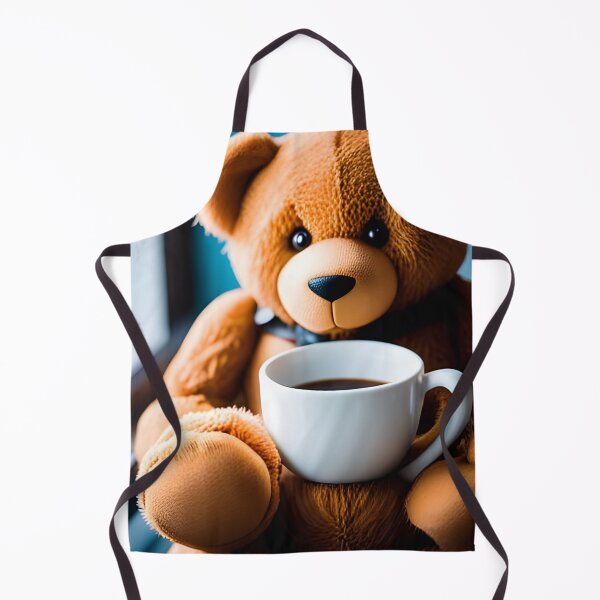 Item preview, Teddy drinking coffee in a coffee shop designed and sold by Colin Bentham.