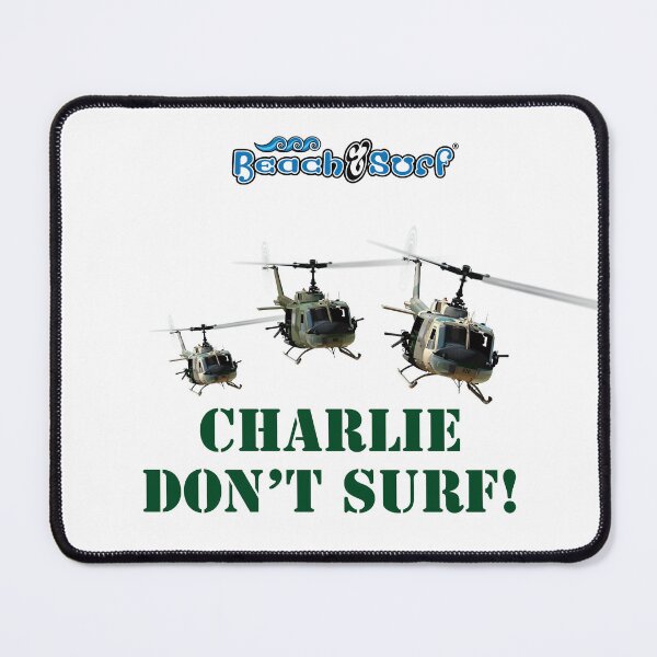 Item preview, Many 'Charlie Don't Surf' Design Items - Beach Surfing Print - Beach & Surf designed and sold by Billers Art.