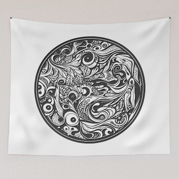 Item preview, Psychedelic Modern Nature  designed and sold by tabemisa.