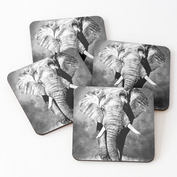 Item preview, Digital art from the African Bush, Zambia, Luangwa Valley. Bull Elephant. designed and sold by Rebeljuice.