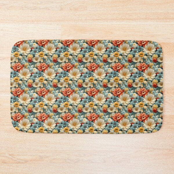 Item preview, Colorful flower patterns designed and sold by Digital Dreamtales.