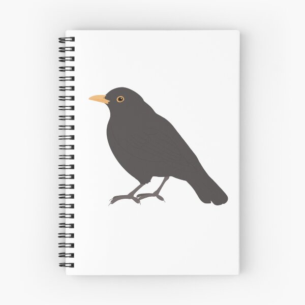 Artikelvorschau, Amsel - Grafische Vogelkunst entworfen und verkauft von artmanship.