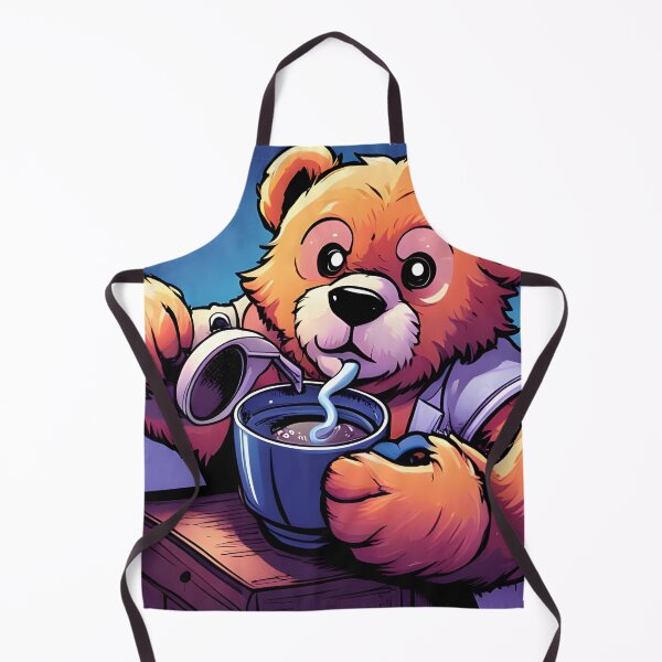 Item preview, Teddy drinking coffee in a coffee shop designed and sold by Colin Bentham.