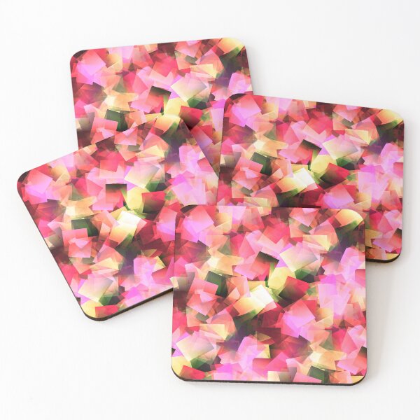 Item preview, Colorful Abstract Yellow, Red, Green, Pink Squares Pattern designed and sold by KaSaPo.
