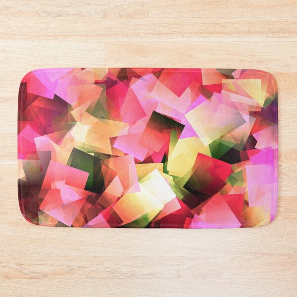 Item preview, Colorful Abstract Yellow, Red, Green, Pink Squares Pattern designed and sold by KaSaPo.