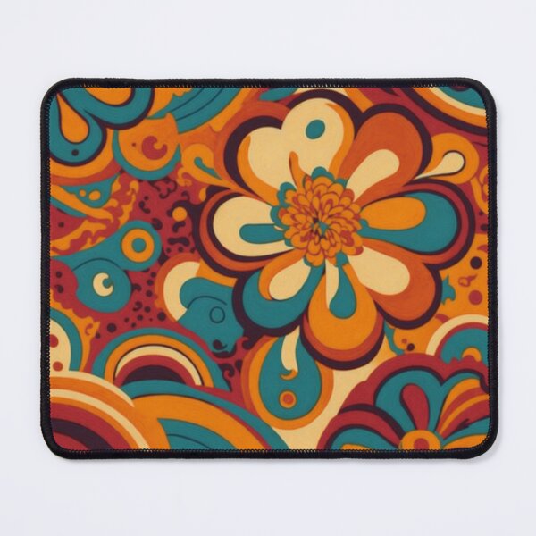 Item preview, Flower Power Colourful Flower Pattern designed and sold by druidwolfart.