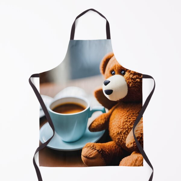 Item preview, Teddy drinking coffee in a coffee shop designed and sold by Colin Bentham.