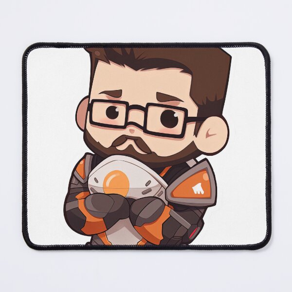 Item preview, Gordon Freeman - Half Life - Chibi - Trouble designed and sold by Splatter-arts.