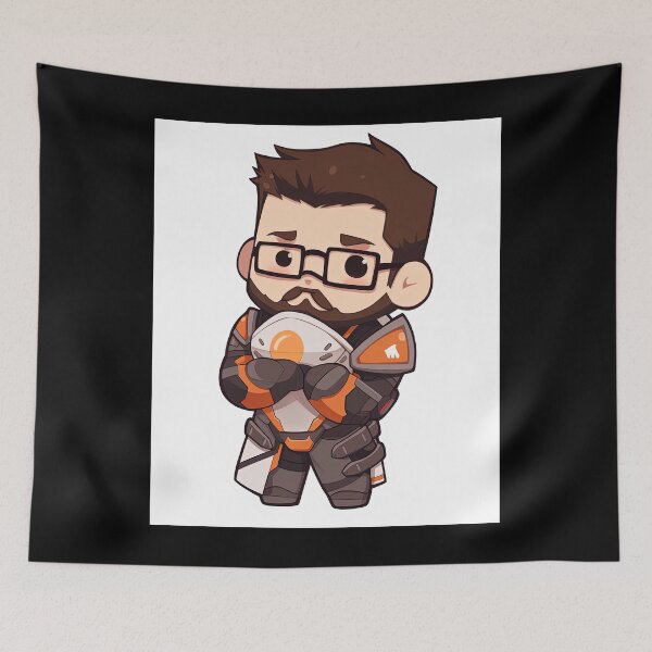 Artikelvorschau, Gordon Freeman – Half Life – Chibi – Ärger entworfen und verkauft von Splatter-arts.