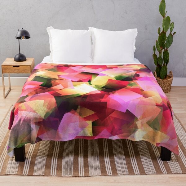 Item preview, Colorful Abstract Yellow, Red, Green, Pink Squares Pattern designed and sold by KaSaPo.