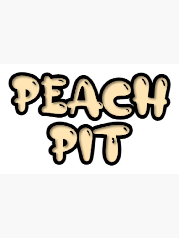 The Peach Pit, Raglan, Soft Cotton, Wide-Neck