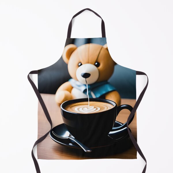 Item preview, Teddy drinking coffee in a coffee shop designed and sold by Colin Bentham.