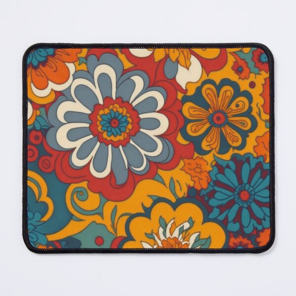 Item preview, Flower Power Colourful Flower Pattern designed and sold by druidwolfart.